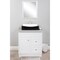 Novatto Porcelain Vessel Sink Combo with Chrome Faucet, Drain and Sealer NSFC-01134BW002CH - alternate 3
